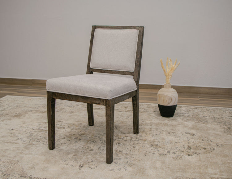 Nogales Upholstered Chair, beige fabric
