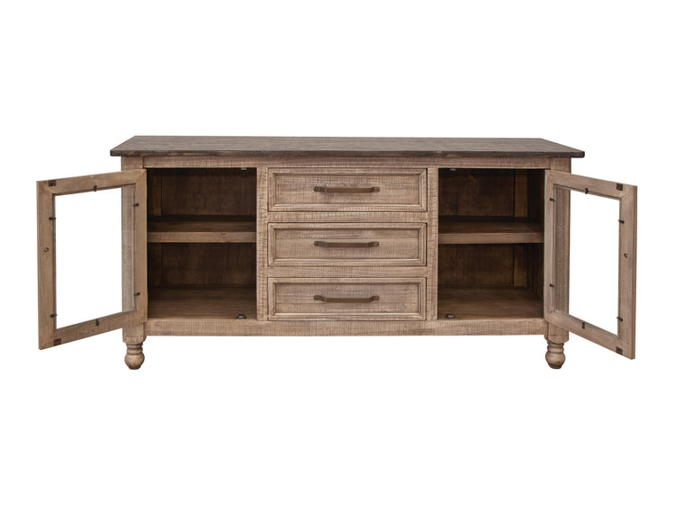 Natural Stone 3 Drawers, 2 Doors Buffet - Valley Furniture Store