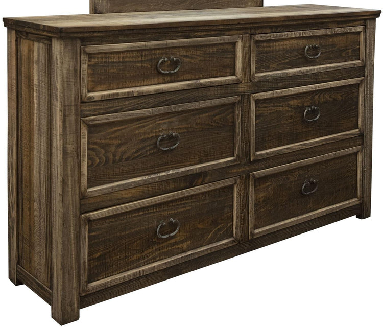 Montana 6 Drawer Dresser in Brown image