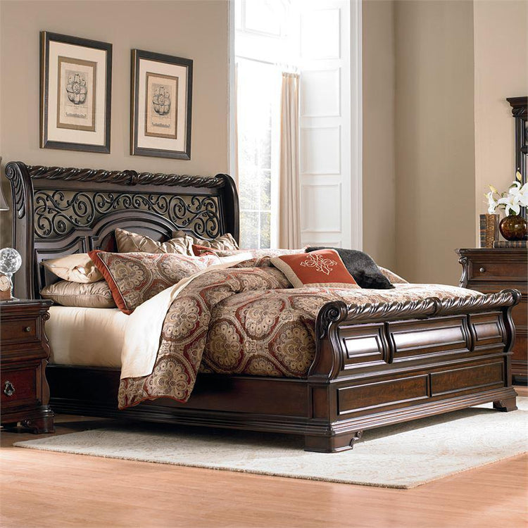 Liberty Furniture Arbor Place Sleigh Footboard King Bed image