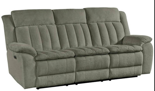 Parker House Furniture Cuddler Power Sofa in Laurel Dove image