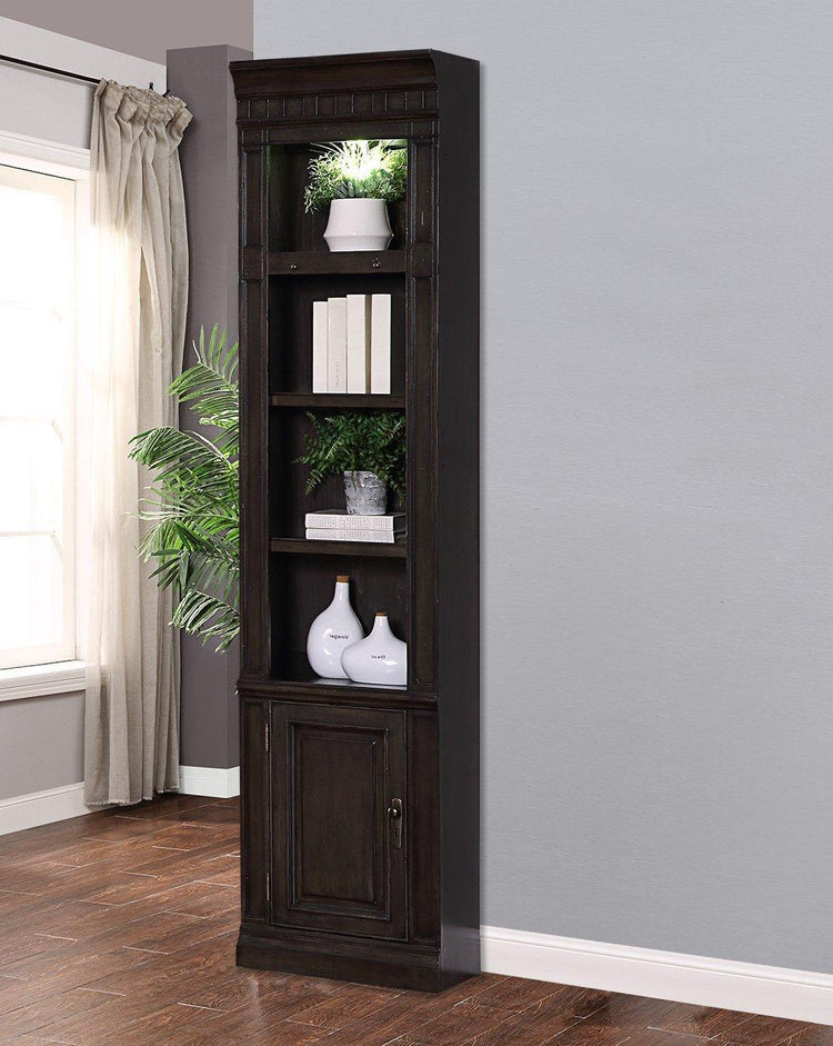 Parker House Washington Heights 22" Open Top Bookcase in Washed Charcoal