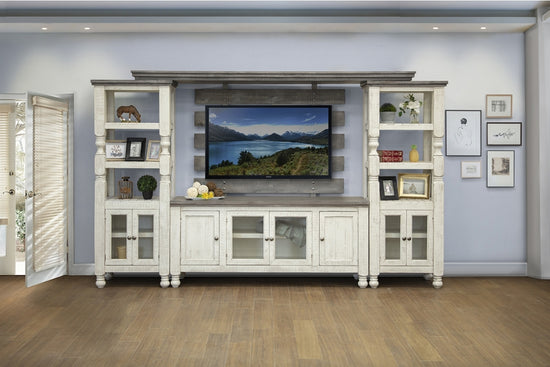 Stone 4 Door TV Stand for Wall Unit - Valley Furniture Store
