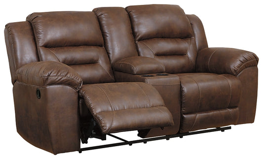 Stoneland Reclining Loveseat with Console