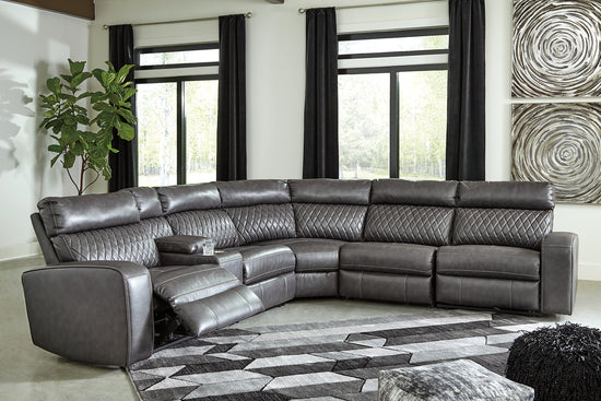 Samperstone 6-Piece Power Reclining Sectional - Valley Furniture Store