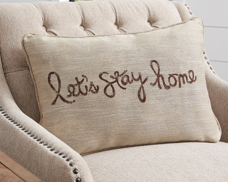 Lets Stay Home Pillow (Set of 4) - Valley Furniture Store