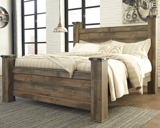Trinell King Poster Bed - Valley Furniture Store