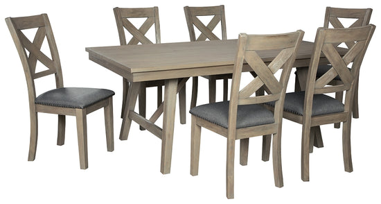 Aldwin 7-Piece Dining Room Set - Valley Furniture Store