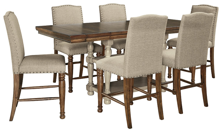 Lettner 7-Piece Counter Height Dining Room Set