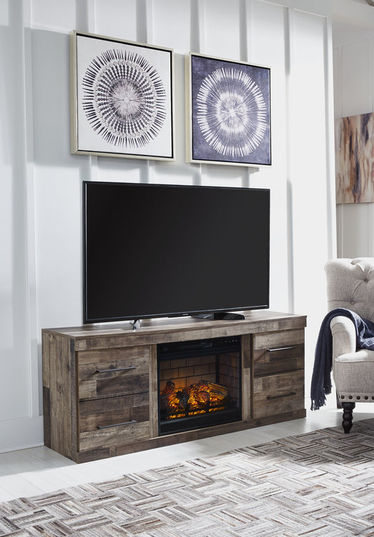 Derekson 60" TV Stand with Electric Fireplace