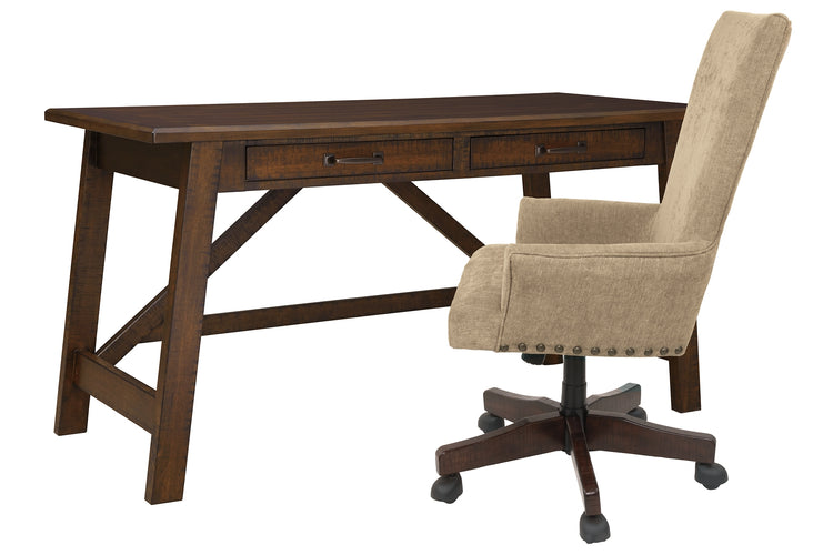 Baldridge Home Office Desk with Chair