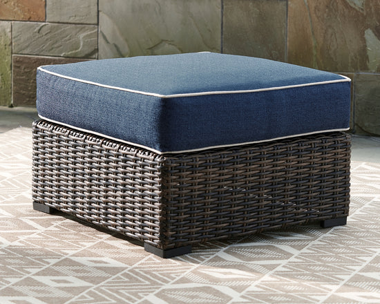 Grasson Lane Ottoman with Cushion - Valley Furniture Store