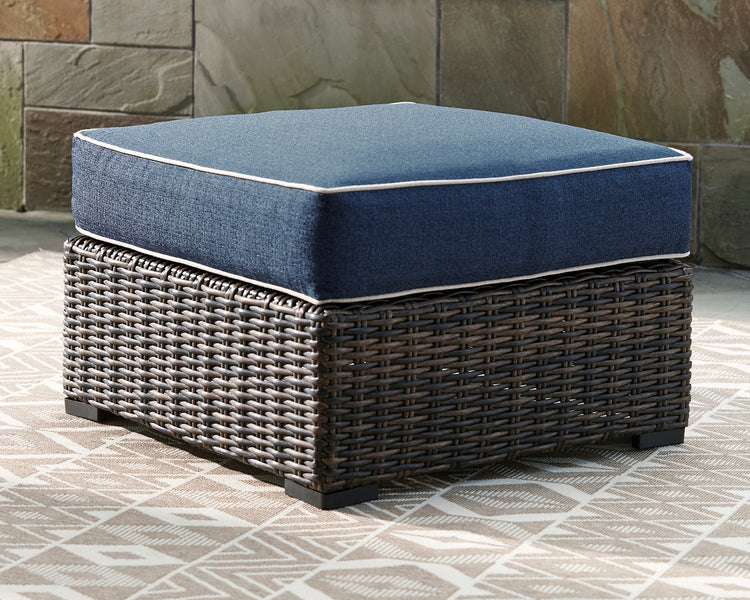 Grasson Lane Ottoman with Cushion - Valley Furniture Store