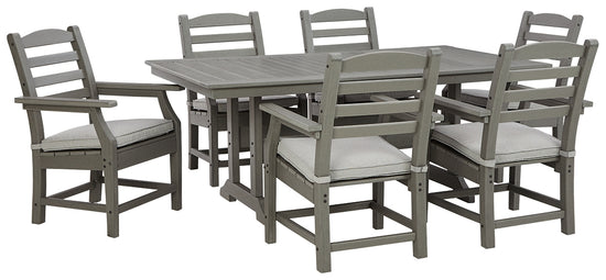 Visola Outdoor Dining Table with 6 Chairs - Valley Furniture Store