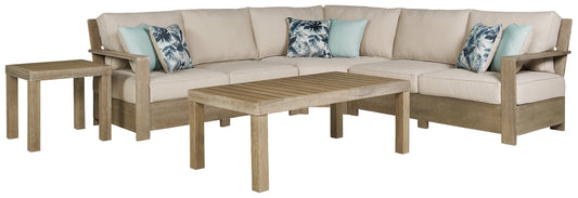 Silo Point 3-Piece Outdoor Sectional with Coffee and End Table