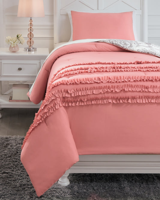 Avaleigh Twin Comforter Set - Valley Furniture Store