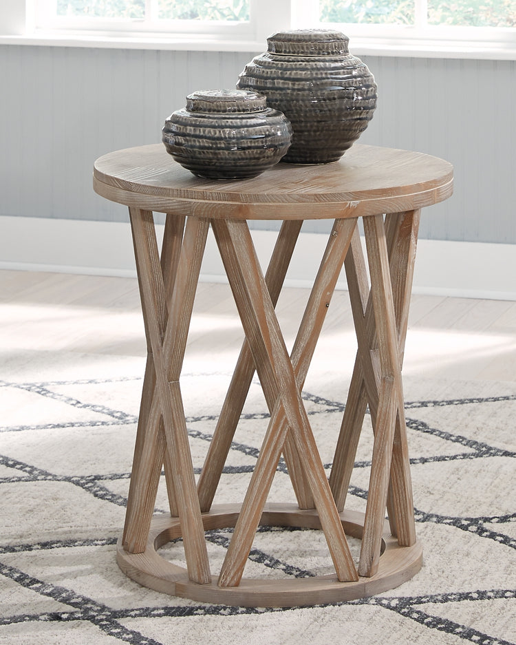 Glasslore End Table - Valley Furniture Store