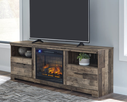 Derekson 72" TV Stand with Electric Fireplace
