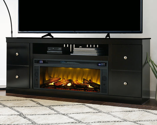 Shay 75" TV Stand with Electric Fireplace